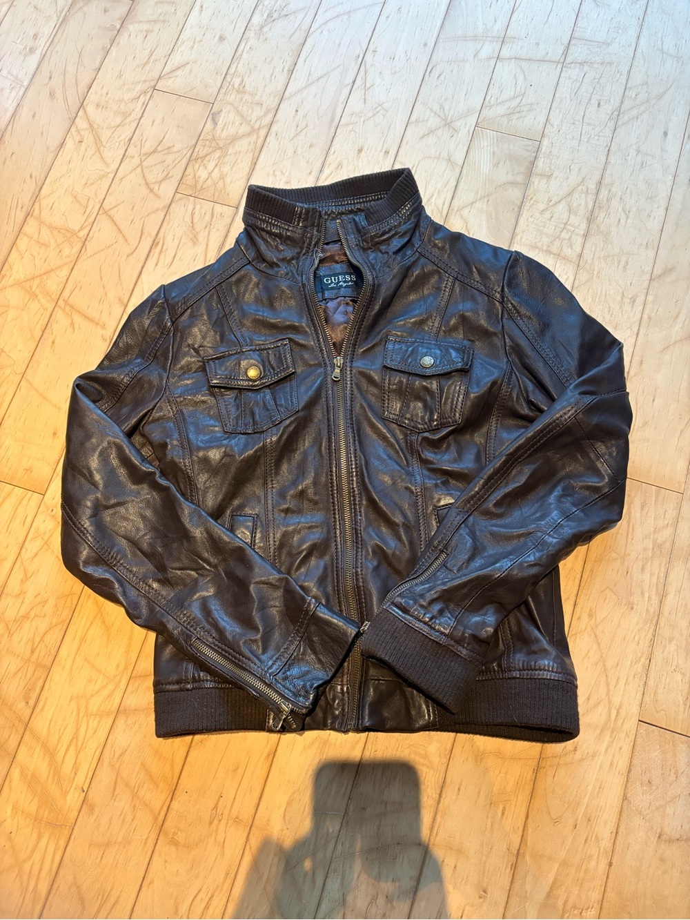 Vintage GUESS leather jacket